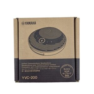 Yamaha YVC-200 Portable USB Bluetooth Speakerphone UC Black 10-YVC200-B New